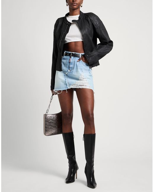 DSquared² Blue Denim Skirt