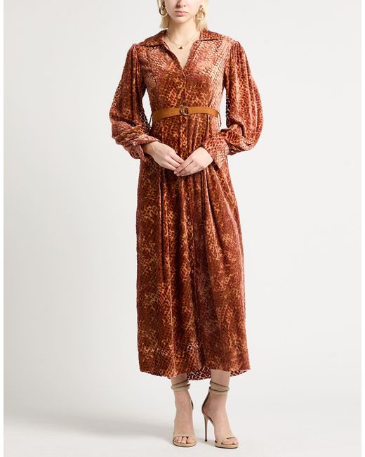 Ulla Johnson Brown Maxi Dresses
