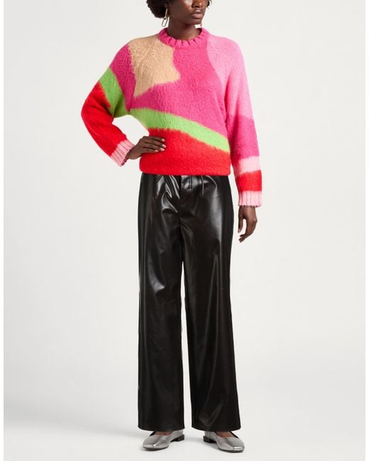 Nanushka Black Pants Polyurethane