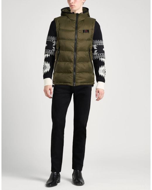 Peuterey Green Gilet for men