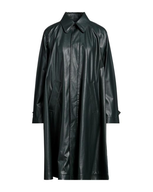MM6 by Maison Martin Margiela Gray Overcoat & Trench Coat