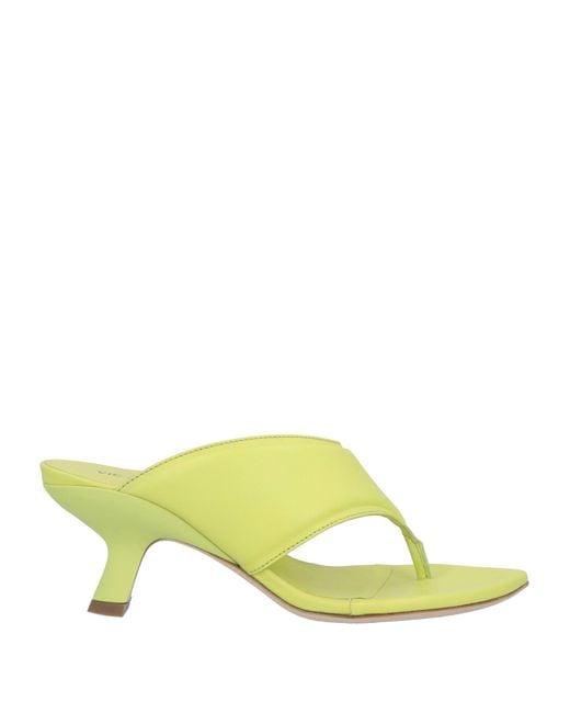 Vic Matié Yellow Zehentrenner