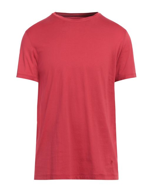 Isaia T-shirts in Red für Herren