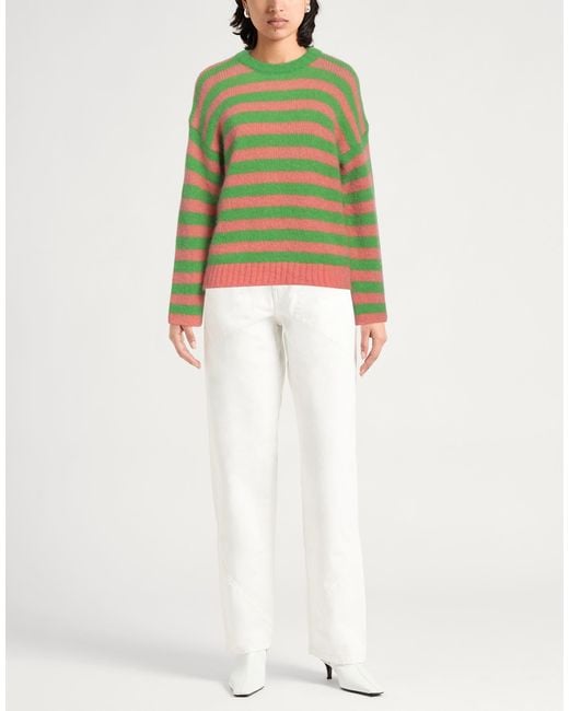 Alysi Green Sweater Mohair Wool, Polyamide, Elastane