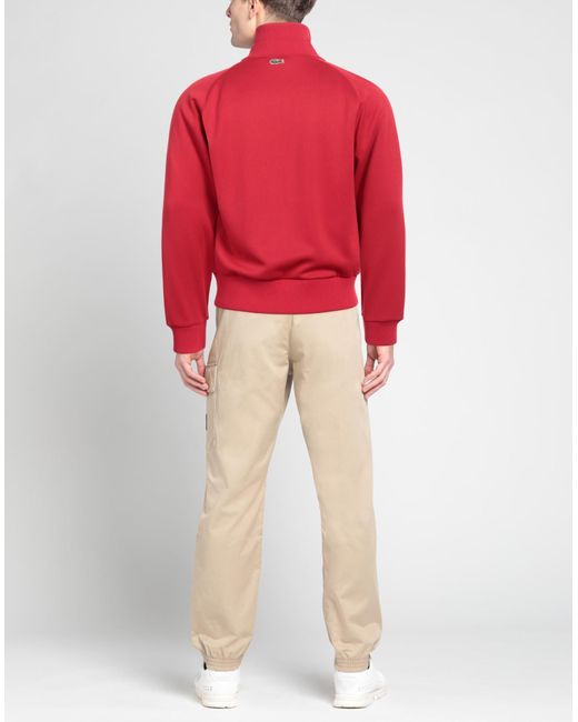 Lacoste Sweatshirt in Red für Herren