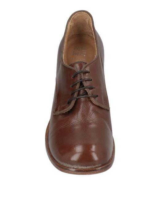 Moma Brown Lace-up Shoes
