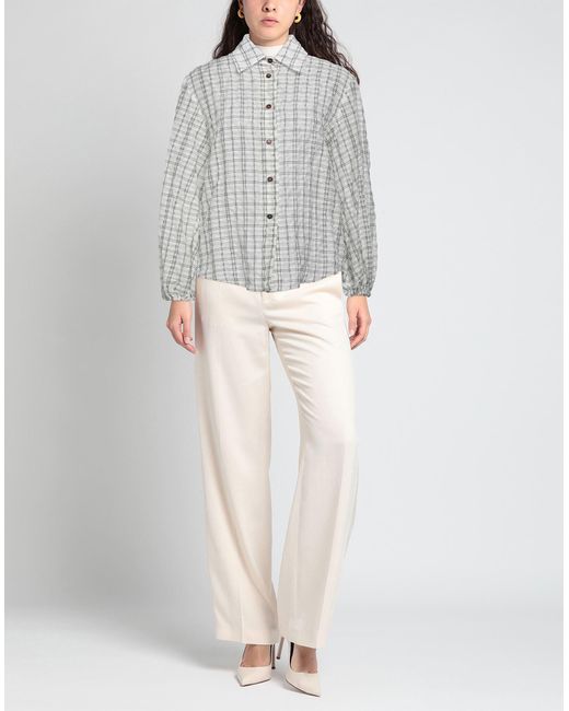 Erika Cavallini Semi Couture Gray Shirt
