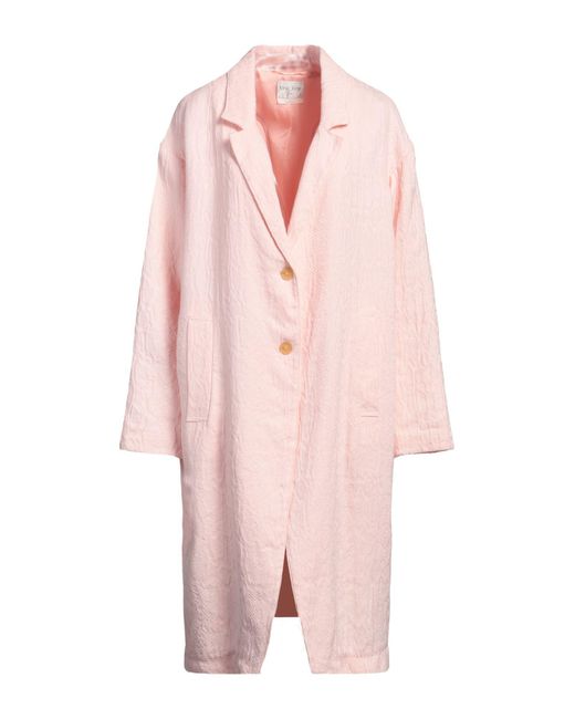 Forte Forte Pink Overcoat & Trench Coat