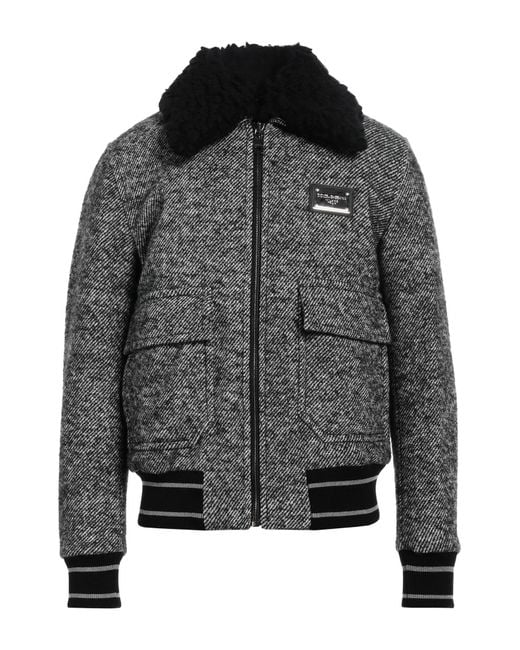 Dolce & Gabbana Black Coat for men