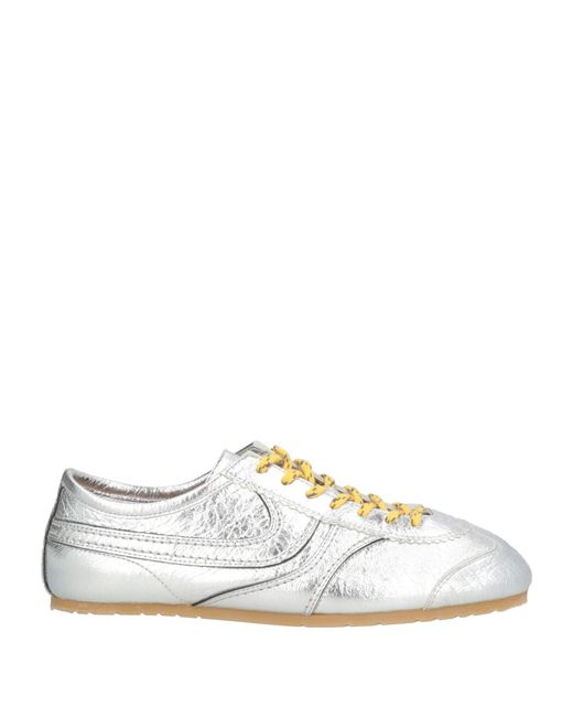 Dries Van Noten Women's White Sneakers Leather