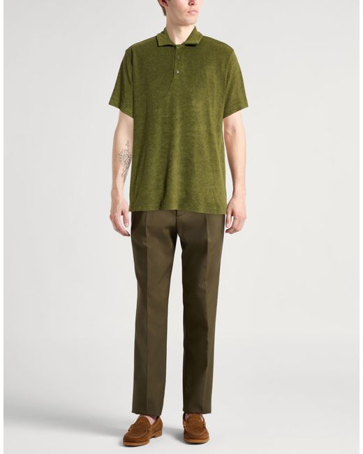 Lardini Green Polo Shirt for men