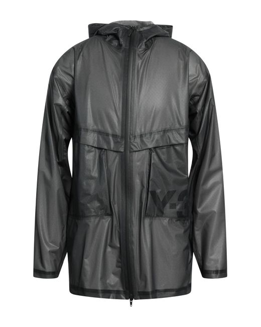 Y-3 Gray Overcoat & Trench Coat for men