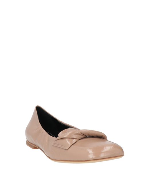 Halmanera Natural Taupe Loafers Leather