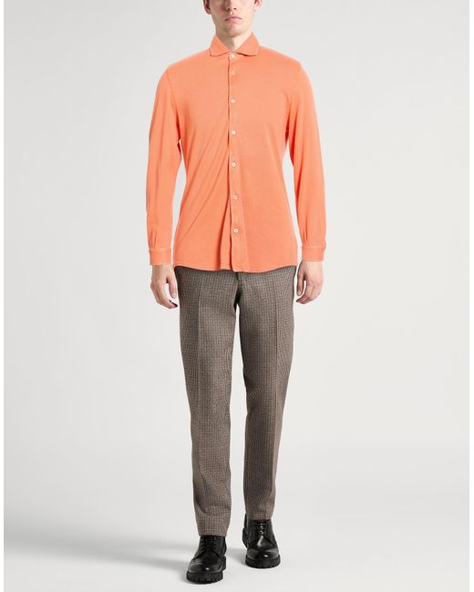 Camisa Fedeli de hombre de color Orange