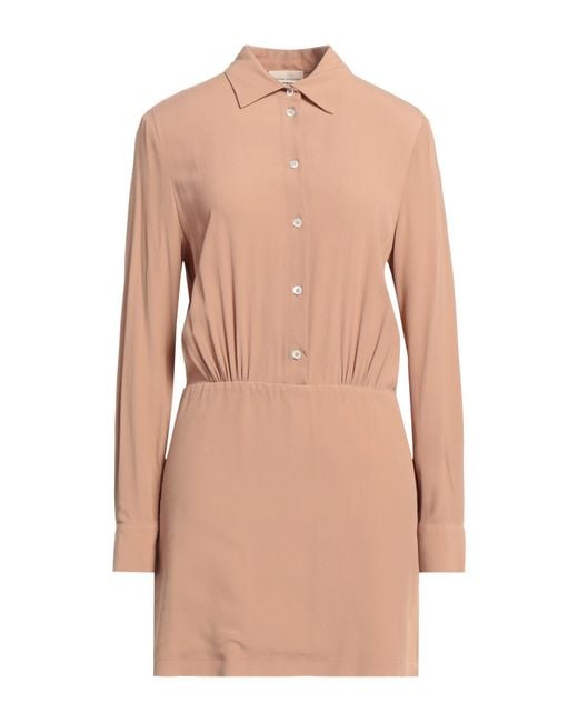 Semicouture Natural Mini Dress