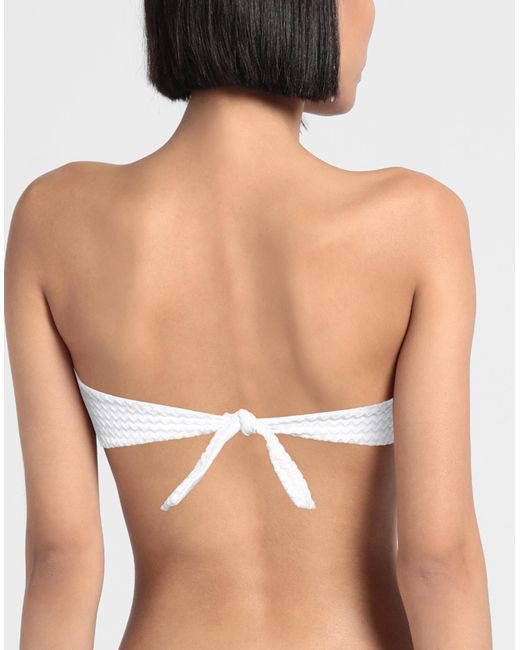 Fisico White Bikini Top