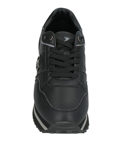 Patrizia Pepe Black Girl Sneakers Textile Fibers