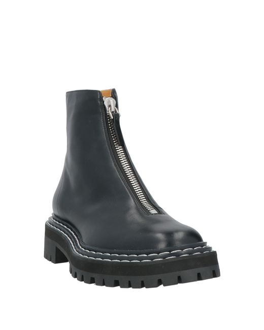 Proenza Schouler Black Ankle Boots