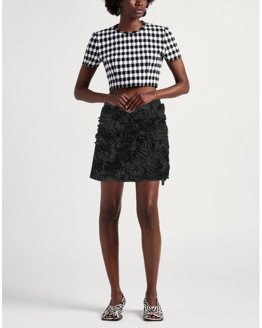 Max Mara Black Mini Skirt Polyester, Triacetate