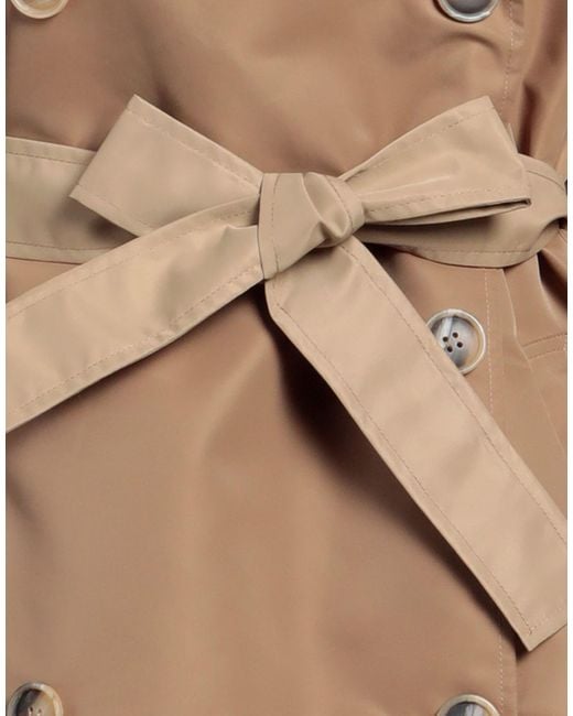 Semicouture Natural Overcoat & Trench Coat