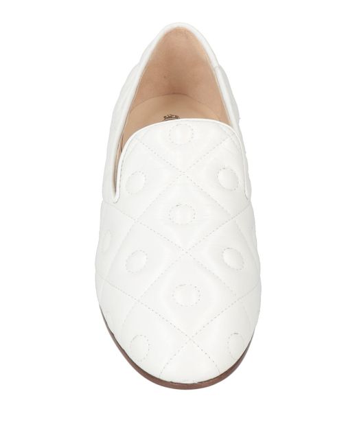 Tod's White Loafer