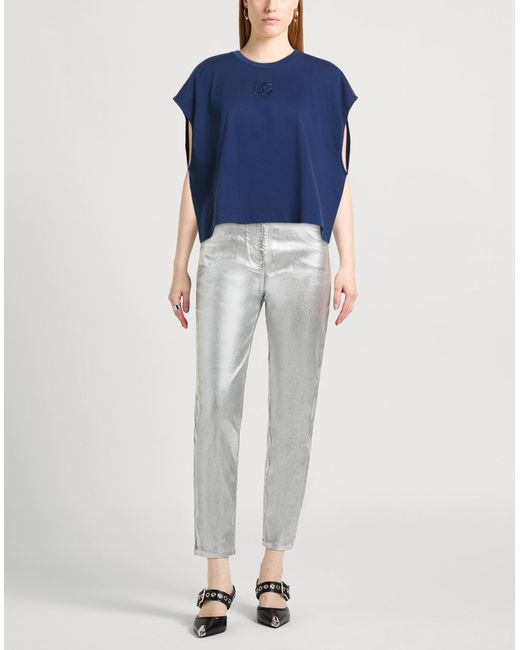 Dolce & Gabbana Blue T-Shirt Cotton