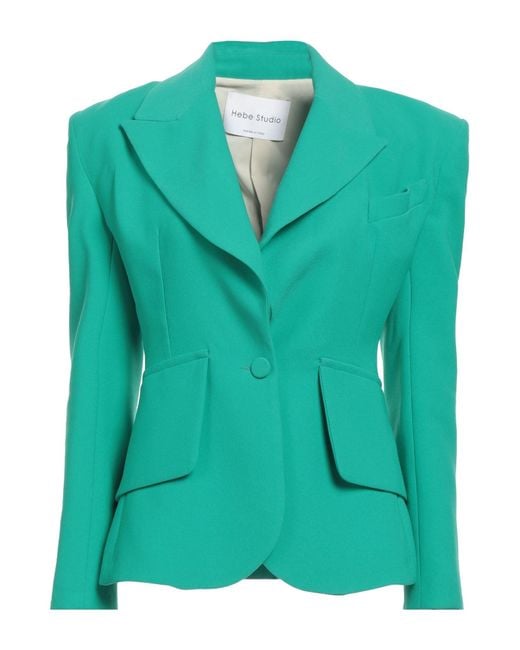 HEBE STUDIO Green Blazer