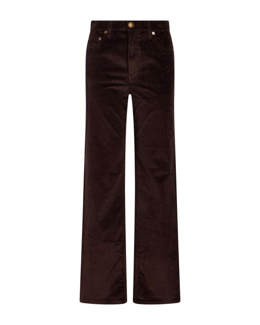 Rag & Bone Brown Pants Cotton, Modal, Elastane
