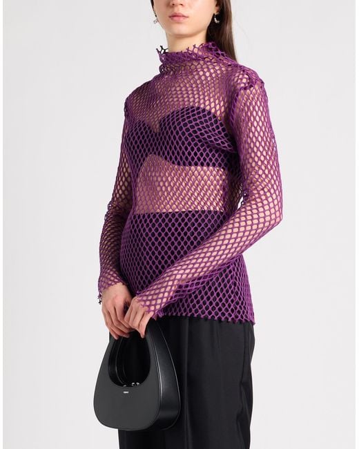 MSGM Purple Turtleneck