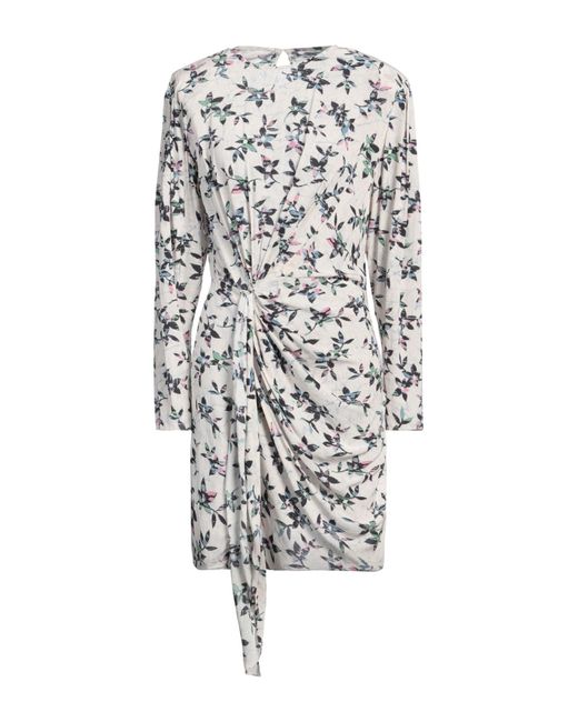 Isabel Marant White Mini Dress Viscose, Polyester