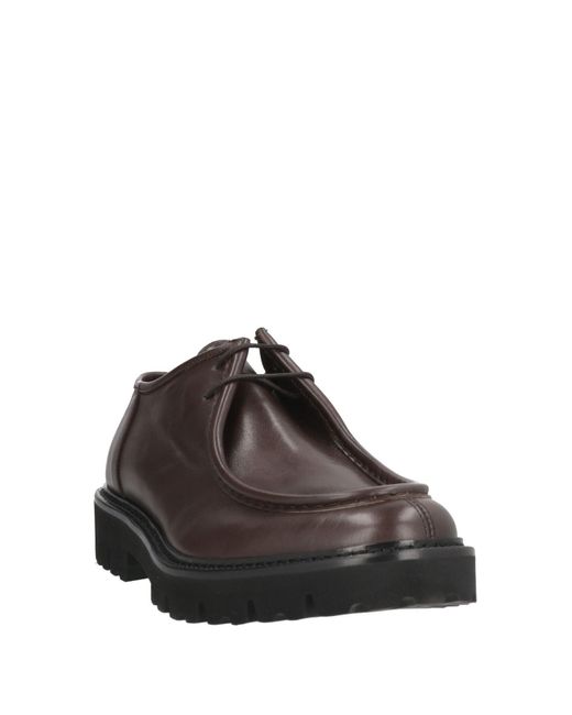 Roberto Botticelli Brown Lace-Up Shoes for men