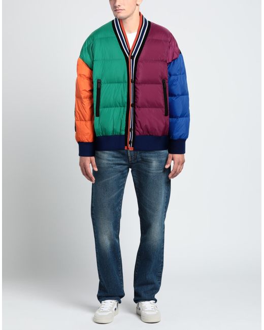 DSquared² Green Down Jacket for men