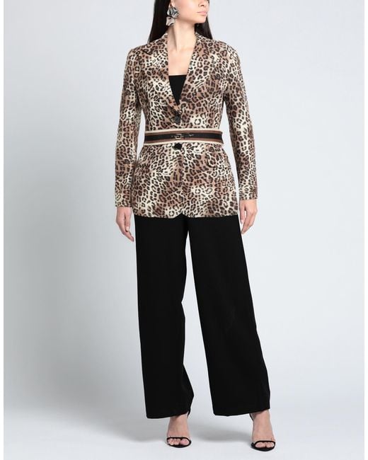 Gaelle Paris Natural Sand Blazer Polyester, Elastane