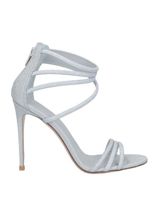 Le Silla White Sandals