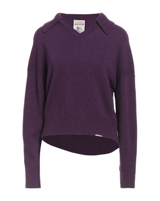 Semicouture Purple Jumper