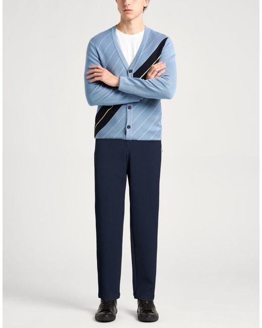 Emporio Armani Blue Trouser for men