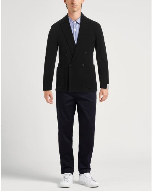 Blazer di Paolo Pecora in Black da Uomo