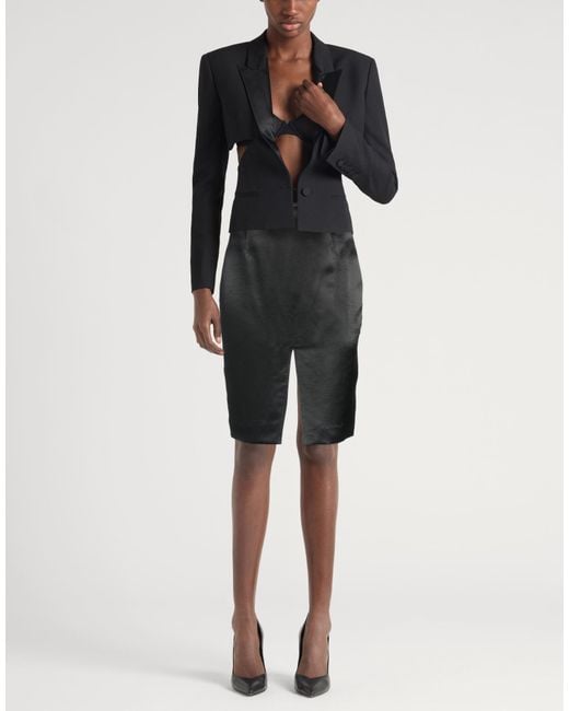 Raf Simons Gray Mini Skirt Viscose