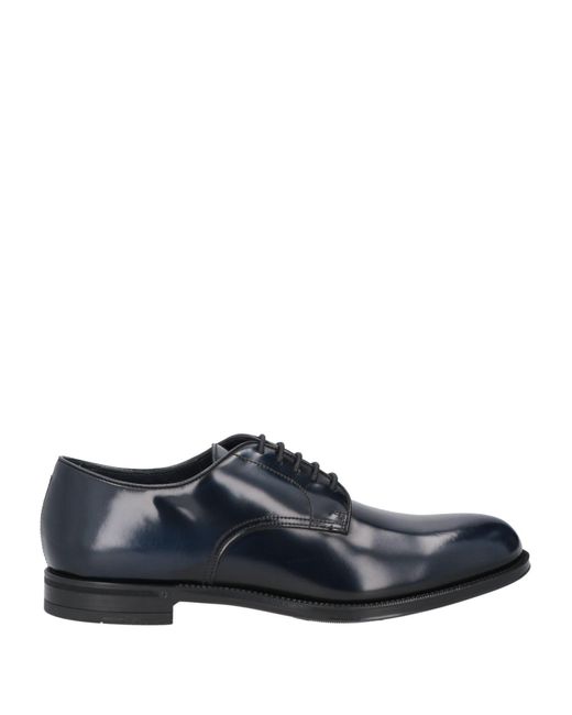 Doucal's Blue Lace-up Shoes for men