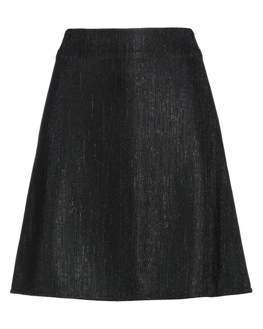 VANESSA CARRUBBA Black Minirock