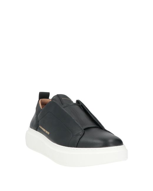 Alexander Smith Black Sneakers Leather for men