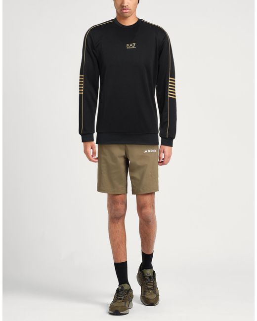 EA7 Black Sweatshirt for men
