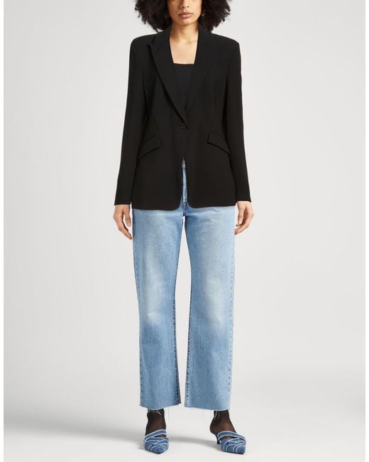 Kaos Black Blazer Polyester, Elastane