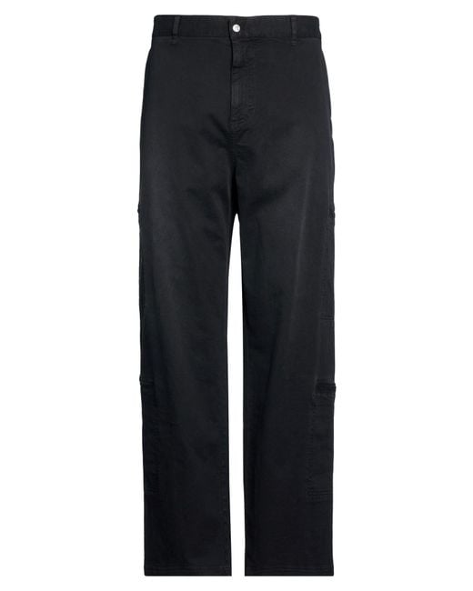 Represent Blue Midnight Pants Cotton, Elastane for men