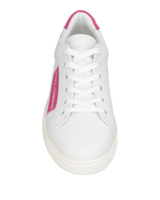Dolce & Gabbana Pink Sneakers Calfskin