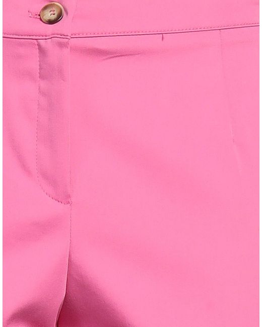 Elena Miro Pink Pants Cotton, Polyester, Elastane