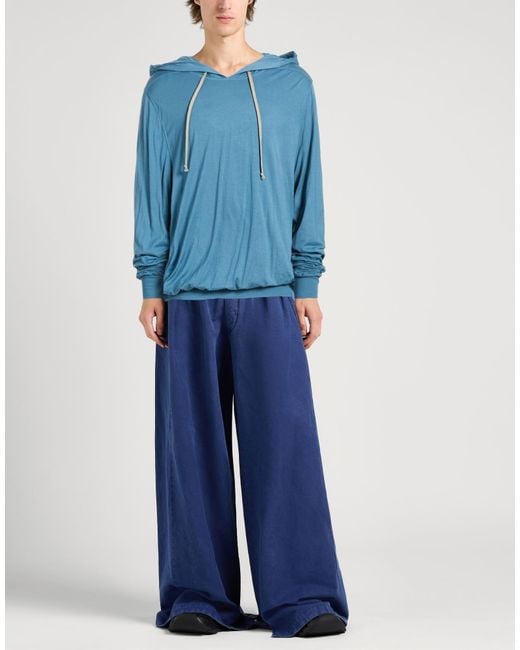Rick Owens Blue Sweatshirt for men
