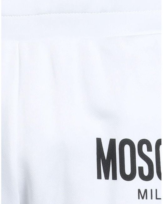 Moschino White Trouser for men