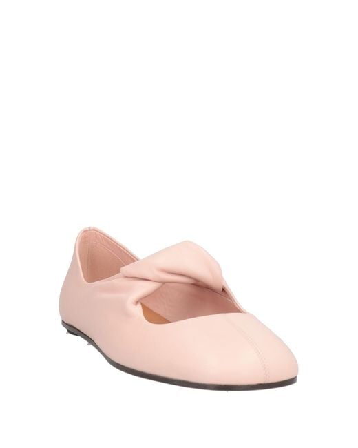 McQueen Pink Ballet Flats