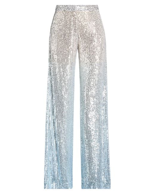 Bazar Deluxe Blue Pants Polyester, Elastane